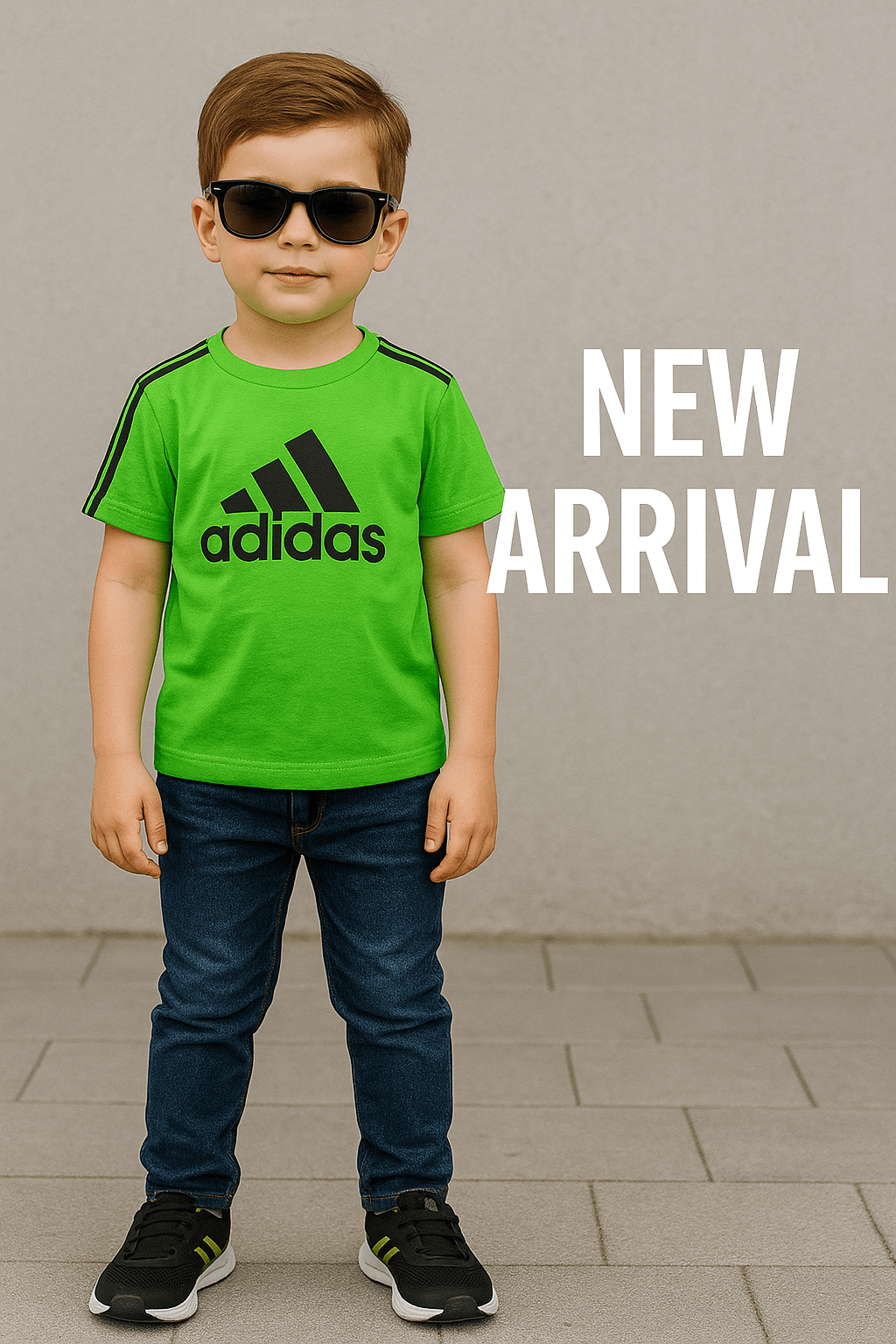 Cool Champ Look – Green Tee with Jeans & Shorts Combo - Weariums